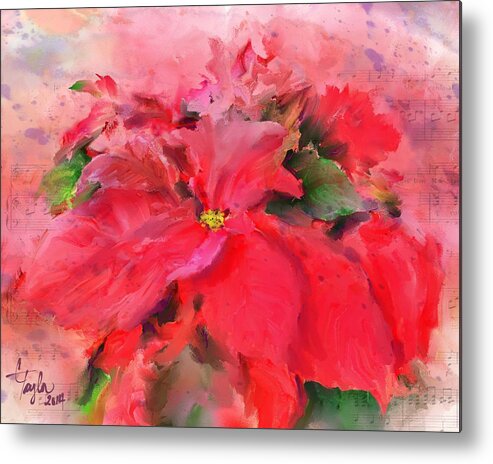 Christmas Metal Print featuring the painting Come All Ye Faithful by Colleen Taylor