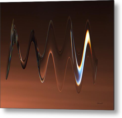 Crystal Metal Print featuring the photograph Crystal Flux by Dennis Lundell