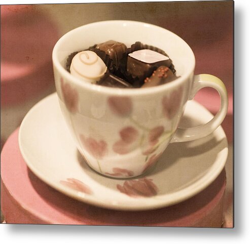Beautiful Metal Print featuring the photograph Cup of Chocolate by Juli Scalzi