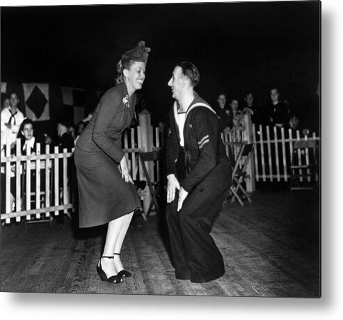 1940 Metal Print featuring the photograph DANCE: LAMBETH WALK, c1940 by Granger