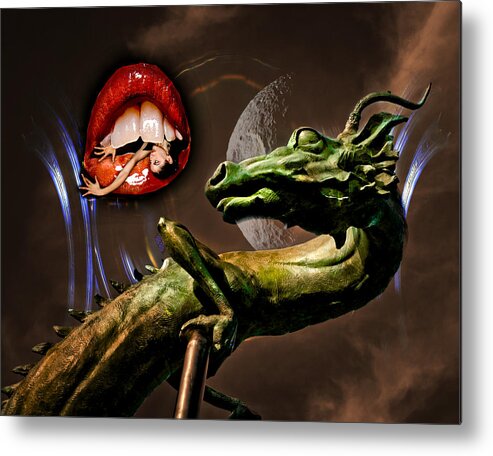 Dragon Metal Print featuring the photograph Dragon Dream by Jim Painter