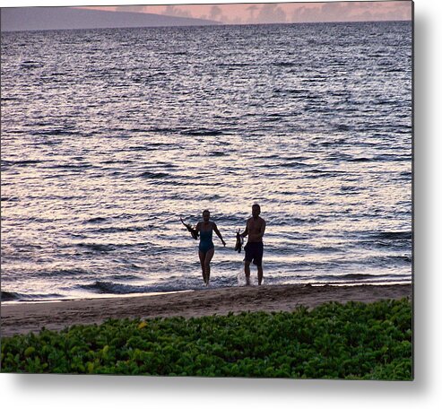Hawaii Metal Print featuring the photograph End of a Perfect Day by Ron Roberts