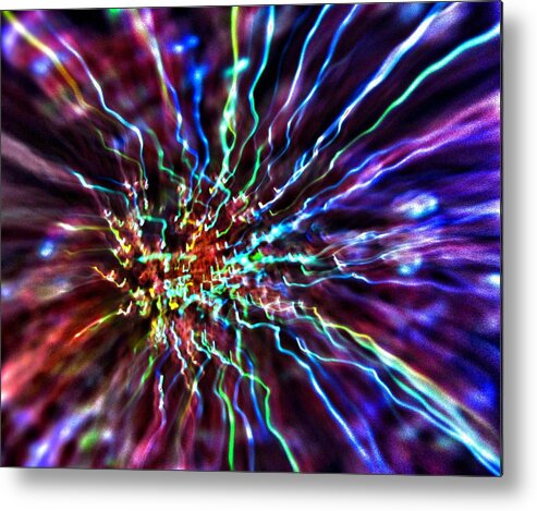 Energy Metal Print featuring the photograph Energy 2 - Abstract by Marianna Mills