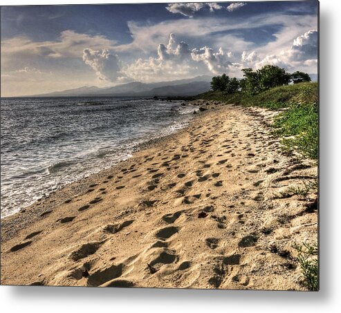  Metal Print featuring the photograph Evening on Playa Ancon by Stephen Dennstedt