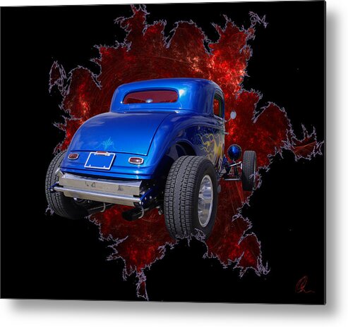 Ford Metal Print featuring the digital art Fast 33 by Chris Thomas