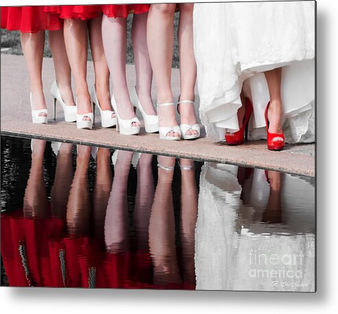 Women Metal Print featuring the photograph Feminine Reflections by Barbara McMahon