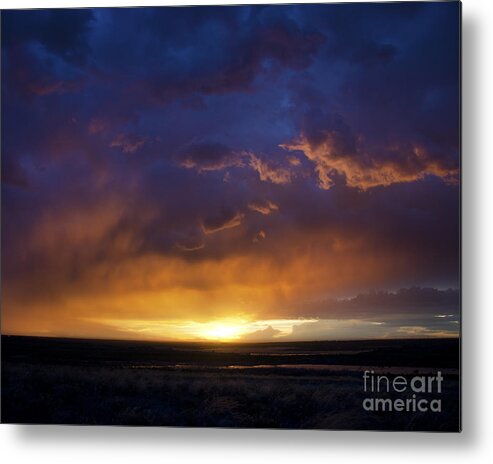 Ryan Smith Metal Print featuring the photograph Fire In The Sky by Ryan Smith