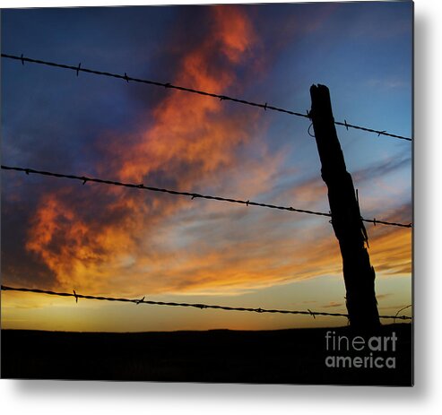 Ryan Smith Metal Print featuring the photograph Fire In The Sky #1 by Ryan Smith