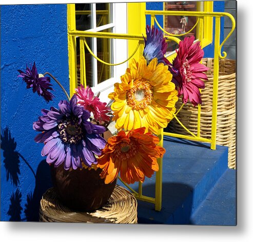 Flowers Metal Print featuring the photograph Flores Colores by Gia Marie Houck