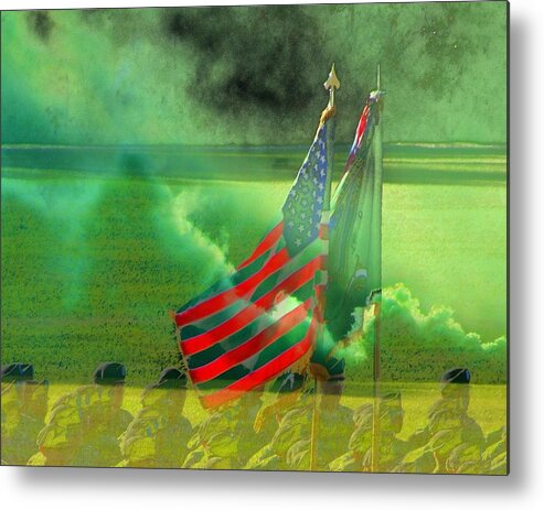 Fort Jackson Metal Print featuring the photograph Fort Jackson Ceremony by Cathy Lindsey