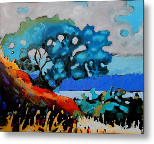 Rob Owen Metal Print featuring the painting Gary Oak nfs by Rob Owen