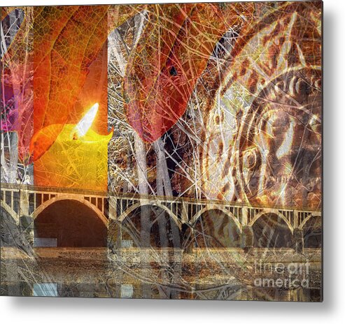 Abstract Metal Print featuring the photograph Golden Age by Kristen Fox