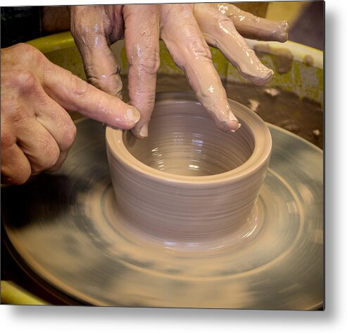 Hands Metal Print featuring the photograph Hands by Dean Ginther