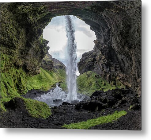 Iceland Metal Print featuring the photograph Hidden Waterfall by Bragi Kort