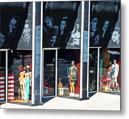 Windows Metal Print featuring the photograph Hollywood Windows by Cheryl Del Toro