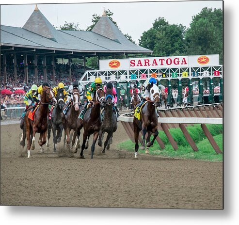 Horse Metal Print featuring the photograph Jim Dandy Stakes by William Stephen