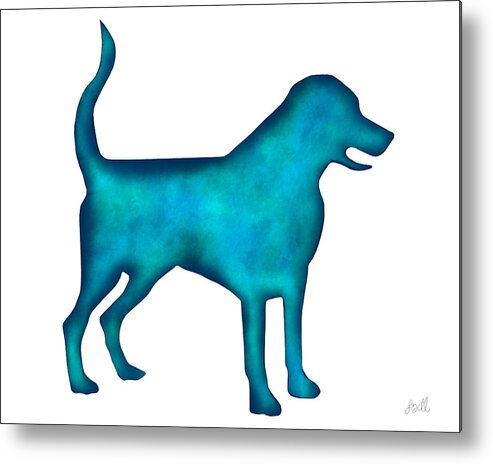 Dog Metal Print featuring the painting Labrador Retriever by Laura Bell