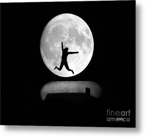 Large Leap For Mankind Metal Print featuring the photograph Large Leap For Mankind by Patrick Witz