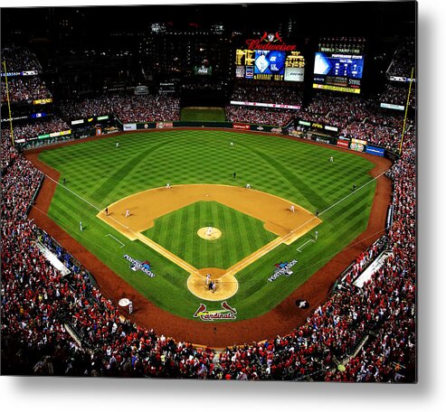 Nlcs Metal Print featuring the photograph Last Pitch by John Freidenberg