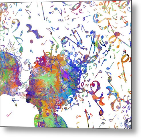 Lilt Metal Print featuring the digital art Lilt by Trilby Cole