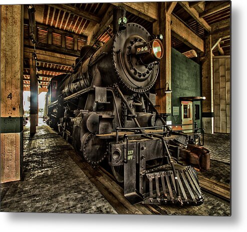 Locomotive Metal Print featuring the photograph Locomotive by Kevin Senter