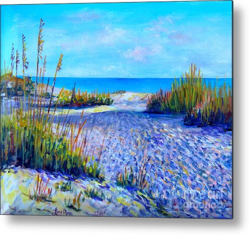 Longboat Key View Metal Print featuring the painting Longboat Key View by Lou Ann Bagnall