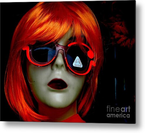 Mannequin Metal Print featuring the photograph Looking in the Window by Laura Wong-Rose