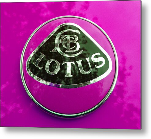 Lotus Metal Print featuring the photograph Lotus Logo in Spring 4 by Laurie Tsemak