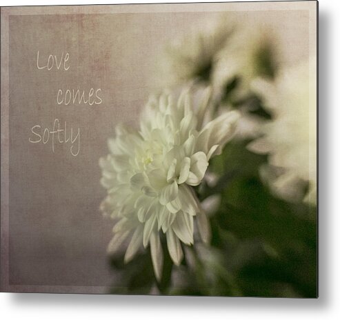 Love Metal Print featuring the photograph Love comes Softly by Mary Underwood
