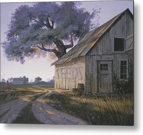 Michael Humphries Metal Print featuring the painting Magic Hour by Michael Humphries