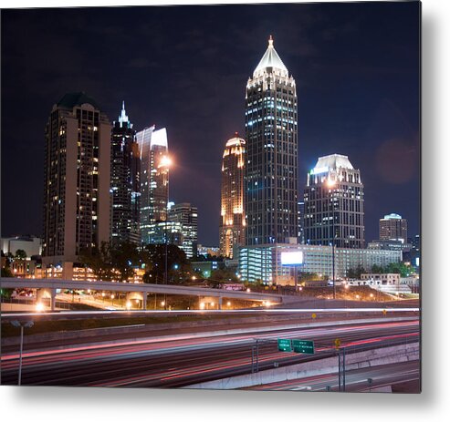 Atlanta Metal Print featuring the photograph Midtown Atlanta by Daryl Clark