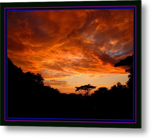 Sunrise Metal Print featuring the photograph Morning in Africa by MarvL Roussan