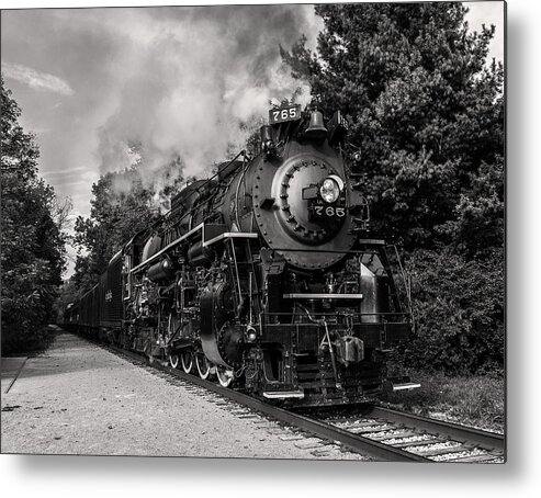 Steam Train Metal Print featuring the photograph Nickel Plate Berkshire 765 by Dale Kincaid