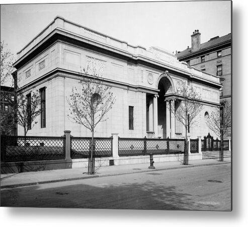 1910 Metal Print featuring the photograph Nyc Morgan Library, 1910 by Granger