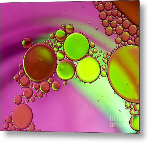 Oil Metal Print featuring the photograph Oil 23 by Rebecca Cozart