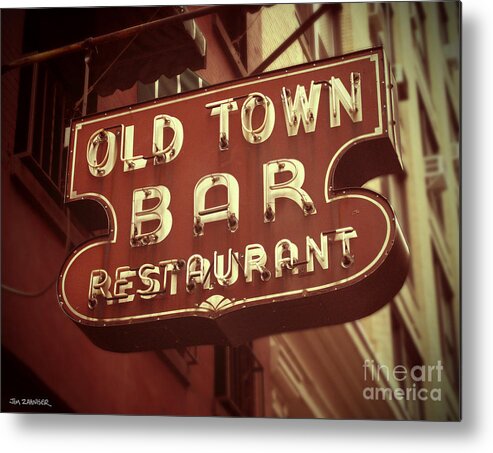 Old Town Bar Metal Print featuring the digital art Old Town Bar - New York by Jim Zahniser