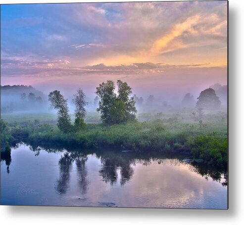 Pequabuck River Metal Print featuring the photograph Pequabuck on My Doorstep by Tom Cameron