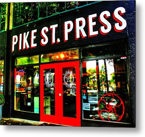 Pike Metal Print featuring the photograph Pike Press by Benjamin Yeager
