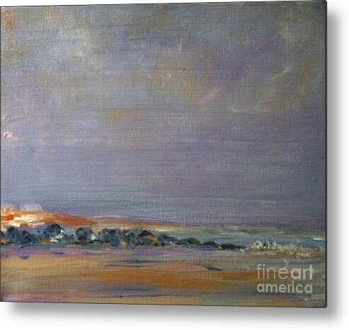Plum Island Metal Print featuring the painting Plum Island State of Mind by Jacqui Hawk