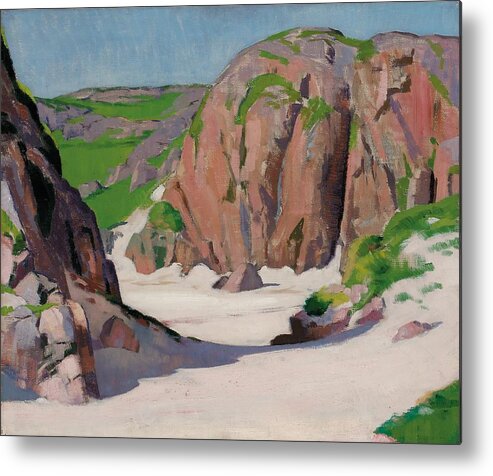 Iona Metal Print featuring the painting Port Bhan Iona by Francis Campbell Boileau Cadell