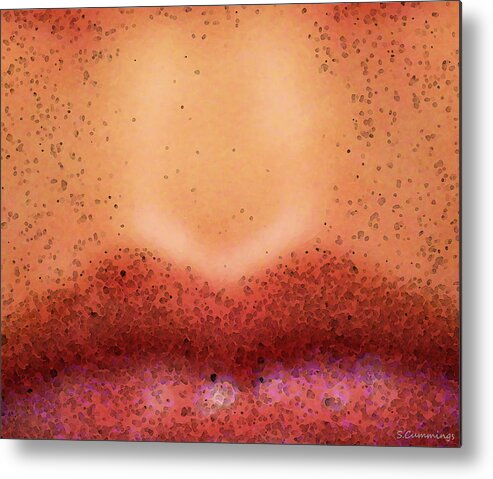 Lip Metal Print featuring the photograph Pouty Lips by Sharon Cummings