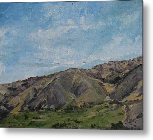 Boise Metal Print featuring the painting Quail Hollow by Les Herman