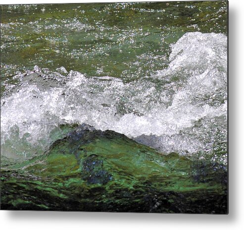 Water Metal Print featuring the photograph Rough Waters by Jessica Tookey