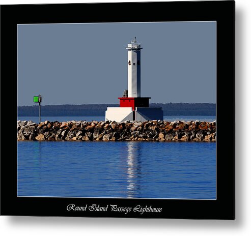 Lighthouse Metal Print featuring the photograph Round Island Passage Lighthouse by Jackson Pearson