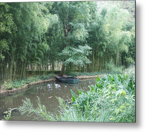 Trees Metal Print featuring the photograph Row Boat by Kristine Bogdanovich