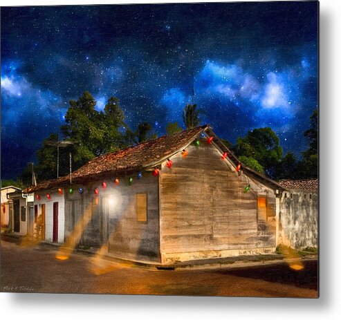 Costa Rica Metal Print featuring the photograph Rustic Beauty of Costa Rica At Night by Mark Tisdale