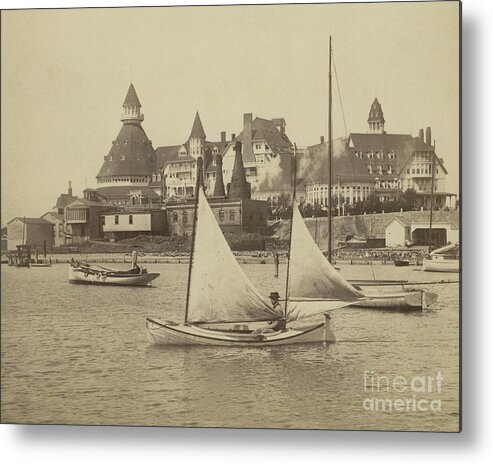 Sailing The Del Metal Print featuring the photograph Sailing the Del by Glenn McNary