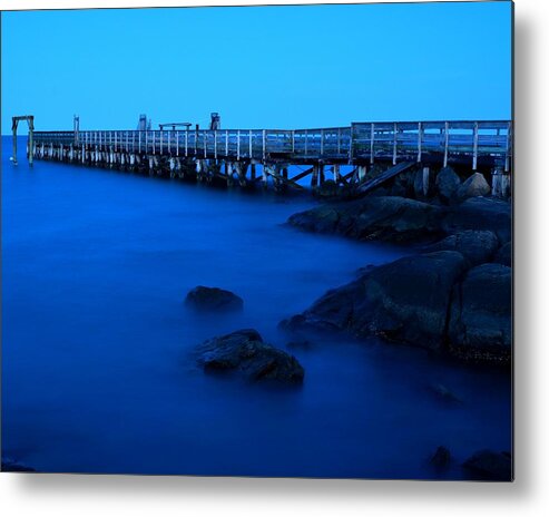 Salem Metal Print featuring the photograph Salem Willow Pier by Toby McGuire