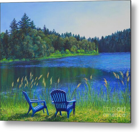 Spring Metal Print featuring the painting Serenity by Jeanette French