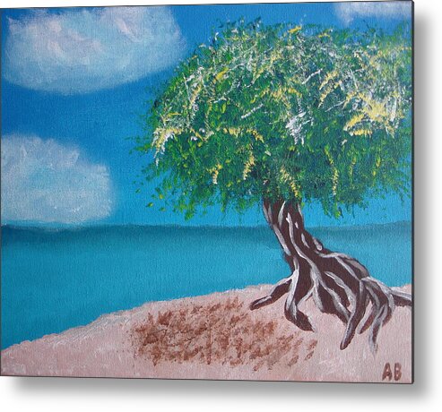 Summer Metal Print featuring the painting Summer Dreaming by Angie Butler